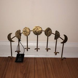 Moon phase wall hook